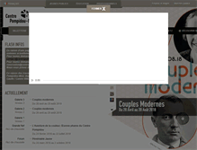 Tablet Screenshot of centrepompidou-metz.fr